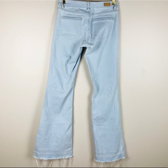 4x$35*** ZARA Basic Denim Flare Jeans BOHO Chic - Picture 5 of 8